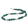 Gioielli Uomo Scalvini | Collana Da Uomo In Argento Con Malachite Verde,Ematite E Agata Nera